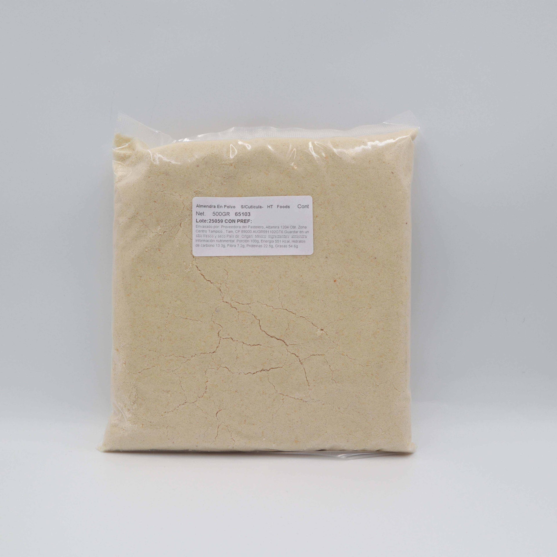 ALMENDRA EN POLVO BOLSA 500 GR