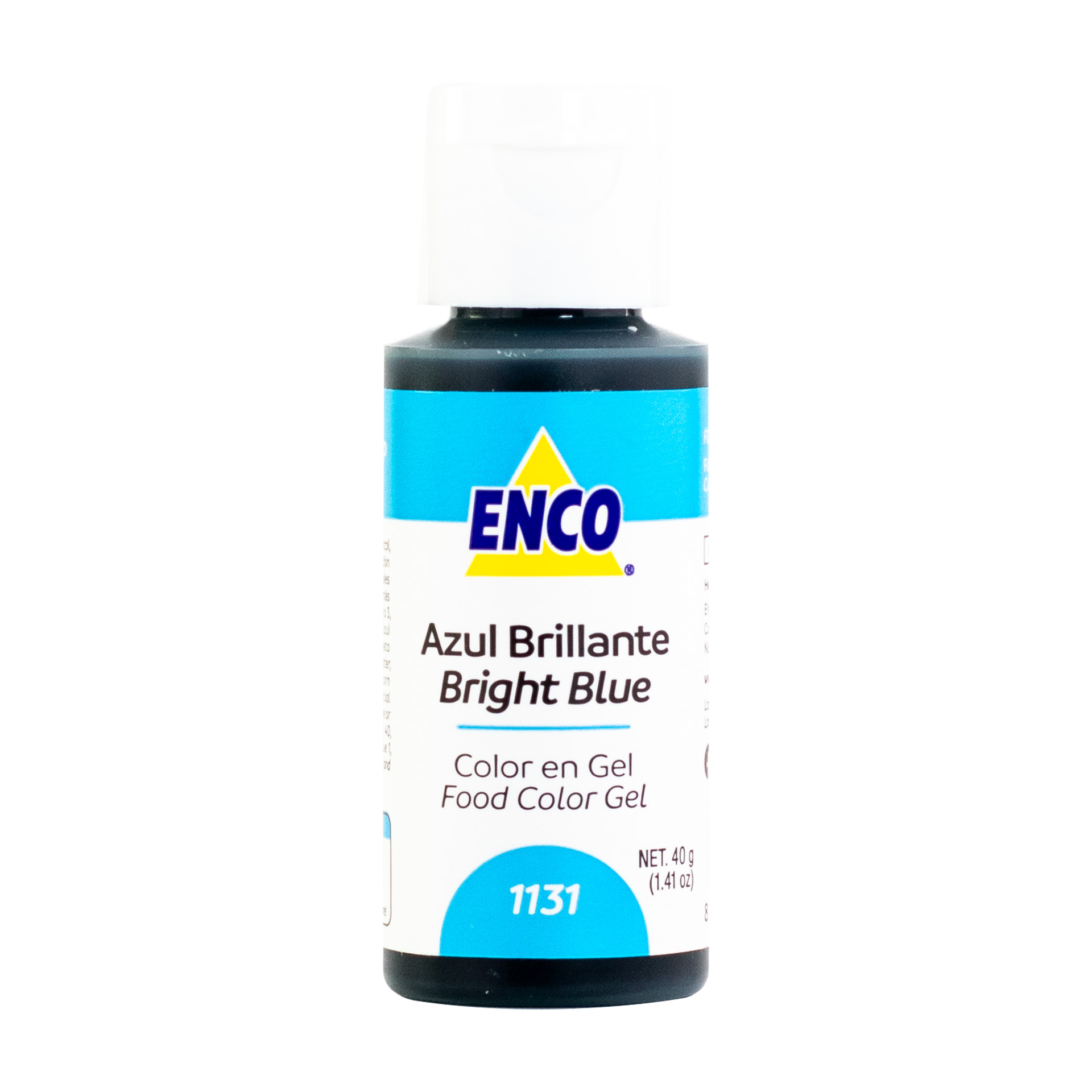 COLOR EN GEL AZUL BRILLANTE 40 GR ENCO