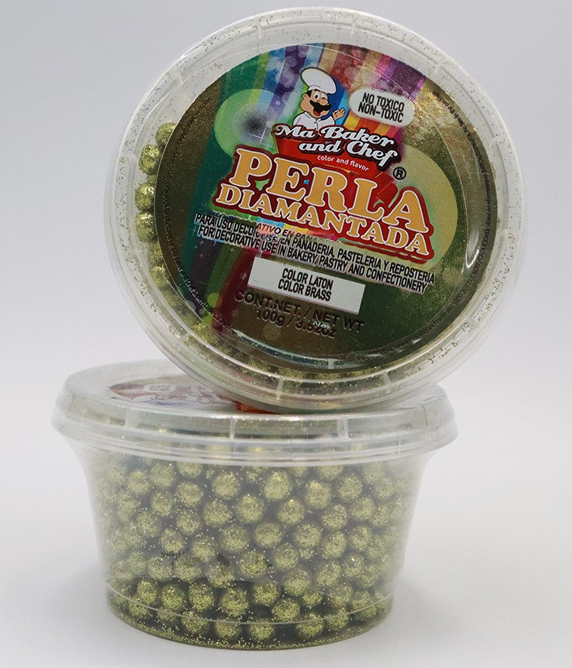 PERLA DIAMANTADA MEDIANA LATON MA BAKER