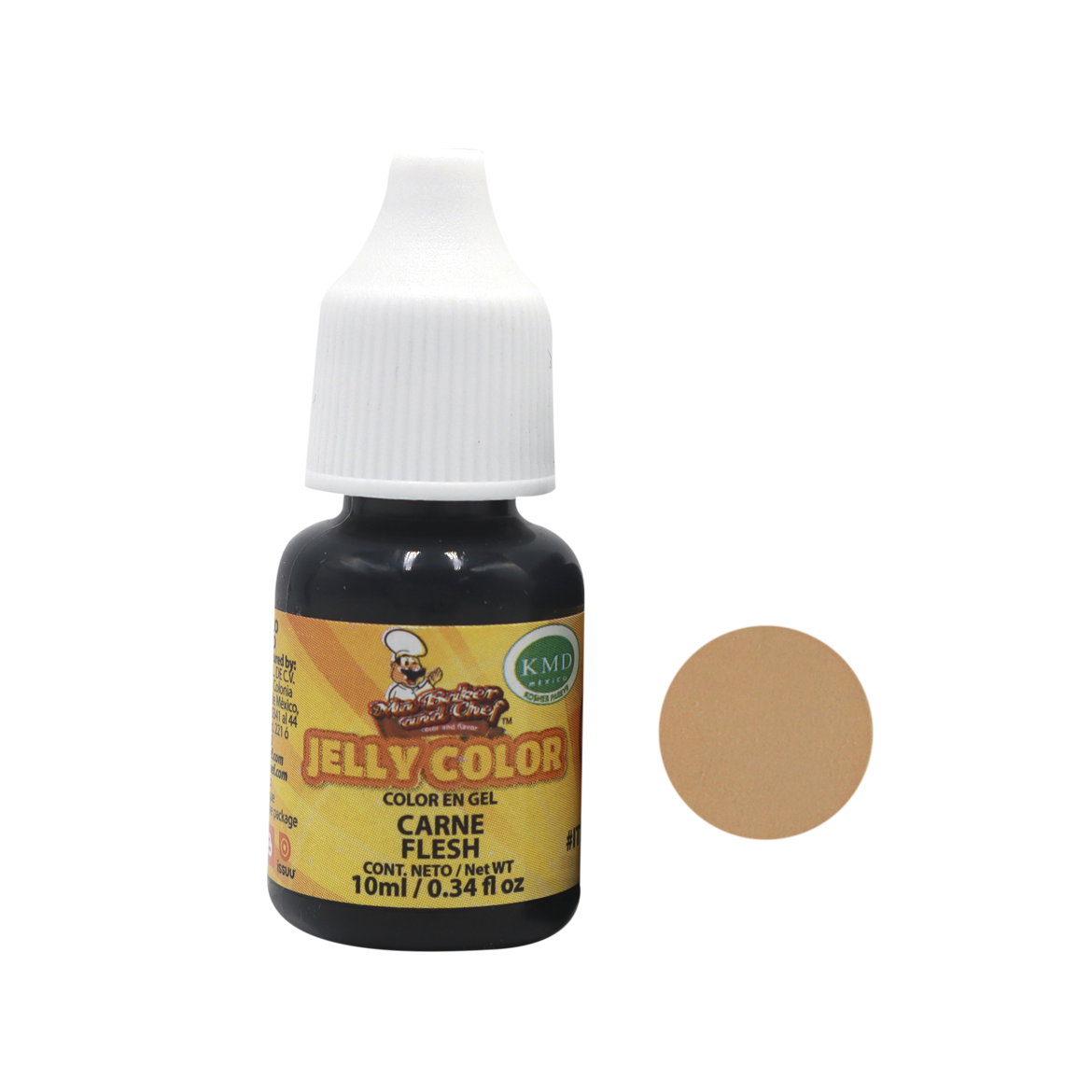 COLOR GEL CARNE 10 ML MA BAKER