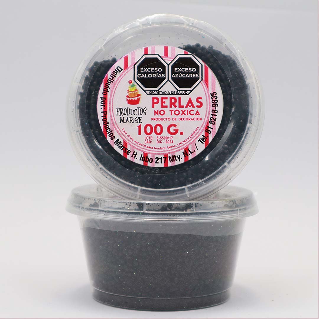 PERLA DIAMANTADA MINI NEGRA 100 GR MARSE PD072