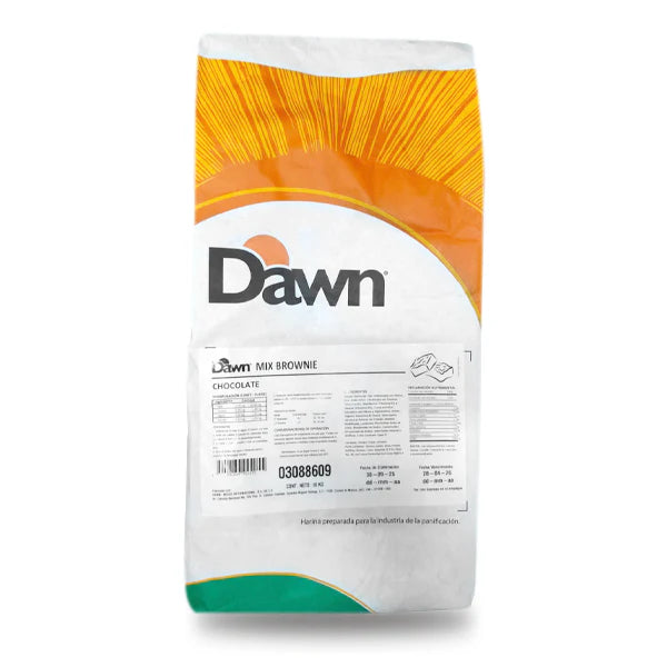 HARINA PREPARADA BROWNIE CHOCOLATE BULTO 10 KG DAWN