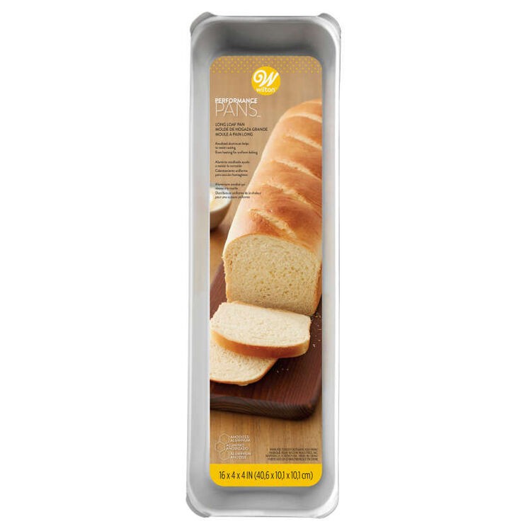 MOLDE PAN DE BARRA ALUMINIO 40.6 X 10.1 CM WILTON