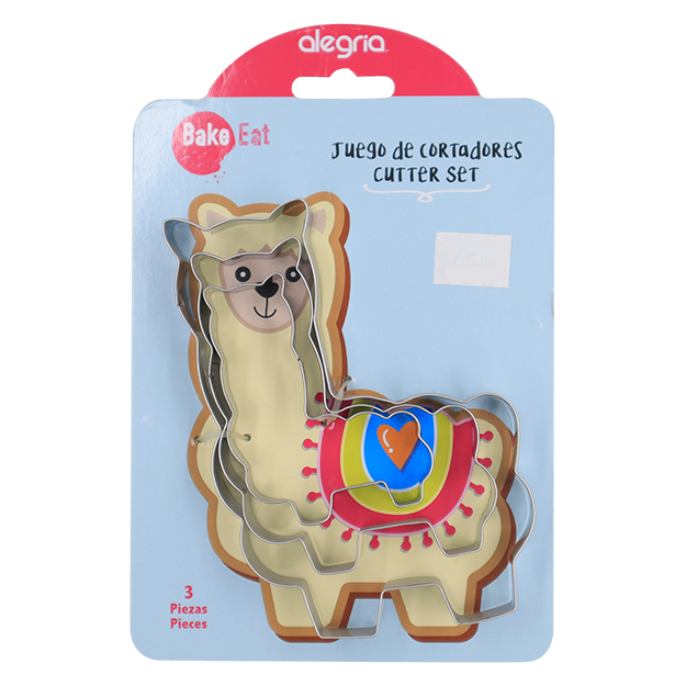 CORTADOR GALLETAS ACERO INOXIDABLE LLAMA ALEGRIA