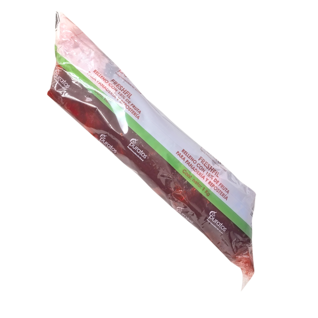 MERMELADA FRESA 15% FRESHFIL MANGA 1 KG PURATOS