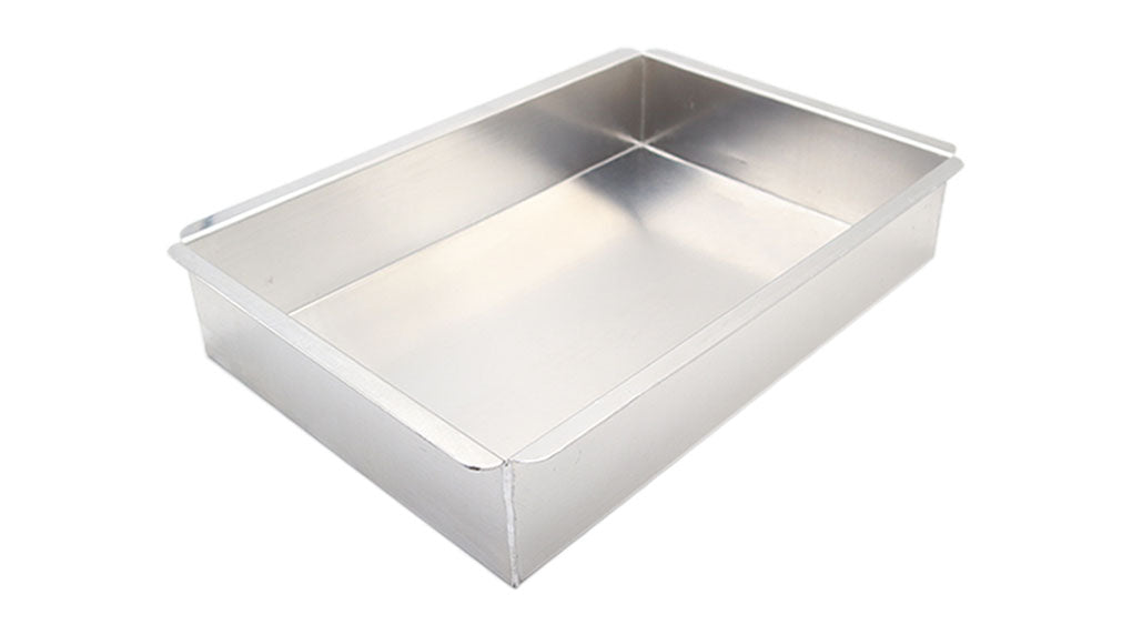 MOLDE RECTANGULAR ACERO INOXIDABLE ALTO 6 X 45 X 65CM CAL 18