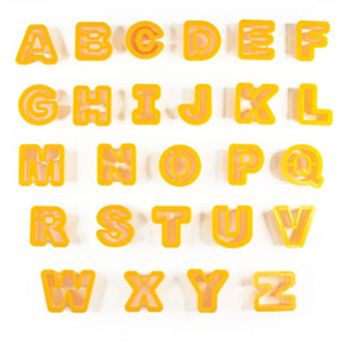 cortador alfabeto 26 piezas