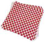 Papel para Envolver Alimentos - Rojo/Blanco - 30.5x30.5 cm - 1000 pzs