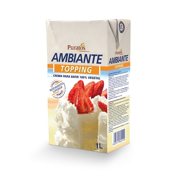 CAJA DE CREMA AMBIANTE PURATOS 1 L