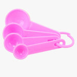 Juego de Cucharas Medidoras - Rosas - 4 pzs