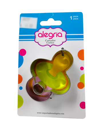 CORTADOR GALLETAS ACERO INOXIDABLE CHUPON 6.2 X 4.5 CM 12 PIEZAS ALEGRIA 4-1587