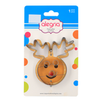CORTADOR GALLETAS ACERO INOXIDABLE RENO 7.5X 6 X 2 CM 12 PIEZAS ALEGRIA 4-2857