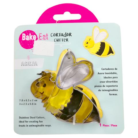 CORTADOR GALLETAS ACERO INOXIDABLE ABEJA 7.8 X 6.5 CM ALEGRIA CTR00000099