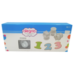 CORTADOR EYECTOR PLASTICO FONDANT NUMEROS 10 PIEZAS ALEGRIA 4-2915