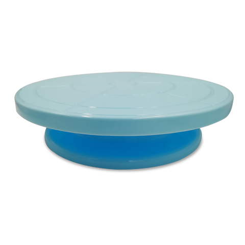 Base Giratoria Plastico - Azul 28cm