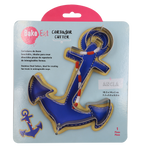 CORTADOR GALLETAS ACERO INOXIDABLE ANCLA 18.3 X 14 CM ALEGRIA CTR00000088