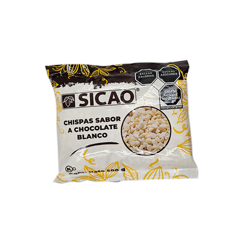 Chispas sabor Chocolate Blanco - Sicao - 500 gr