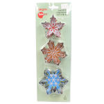 CORTADOR GALLETAS ACERO INOXIDABLE COPOS DE NIEVE 3 PIEZAS ALEGRIA CTR000643