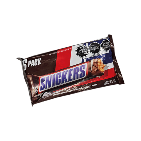 Chocolate - Snickers - 6 pack - 48 gr