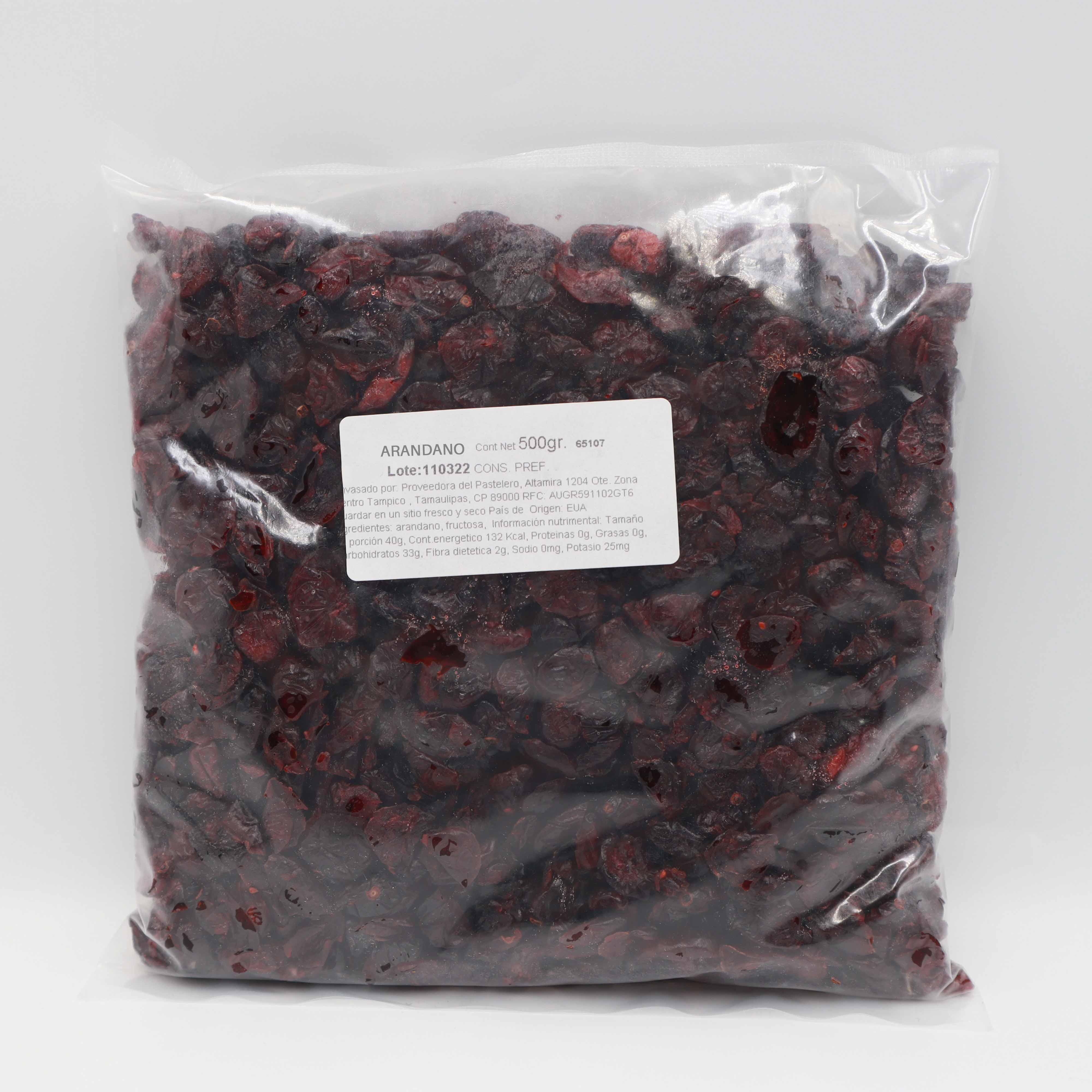 ARANDANOS BOLSA 500 GR