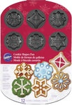 Molde para Galletas - Copos de Nieve - 12 cav