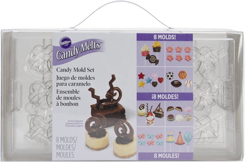 Juego de Moldes de Acetato para Chocolate - 8 pzs