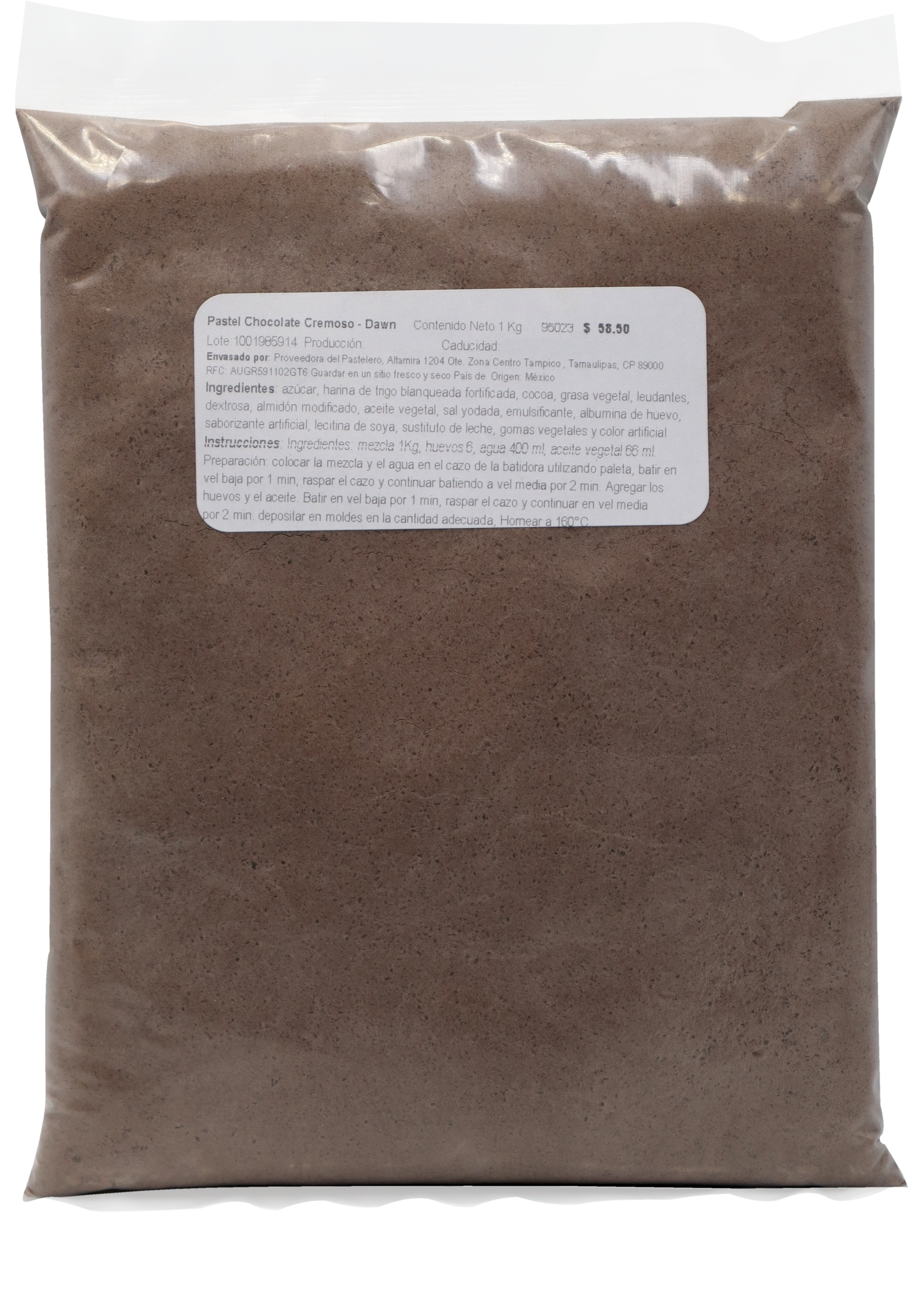 HARINA PREPARADA CHOCOLATE CREMOSO 1 KG DAWN