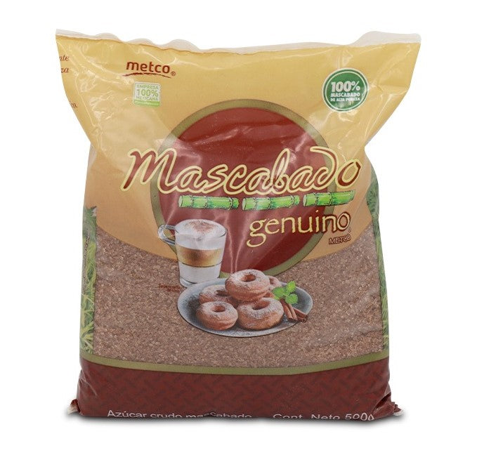 AZUCAR MASCABADO GENUINO BOLSA 500 GR METCO