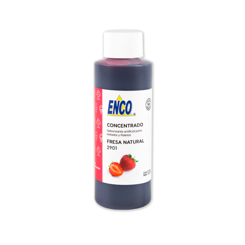 Concentrado para Helado - Enco - 120ml - Fresa Natural