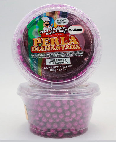 Perla Diamantada Mediana - 100g - Ma Baker and Chef - Bugambilia