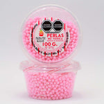 Perla Diamantada - Mediana - Rosa Chicle - 100gr - Marse