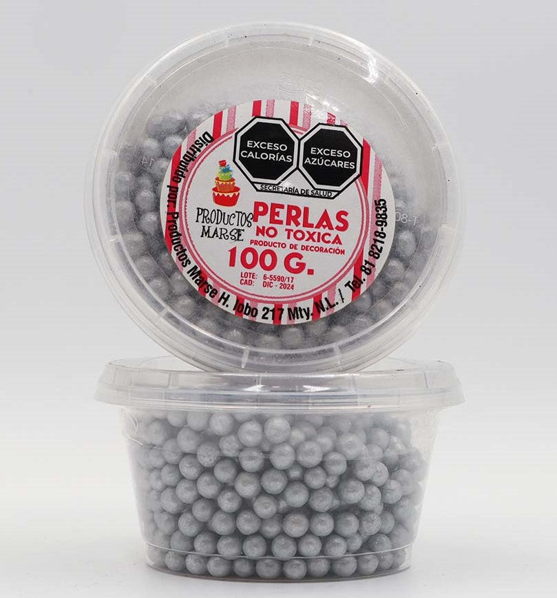 PERLA MATE GRANDE PLATA 100 GR MARSE PM019