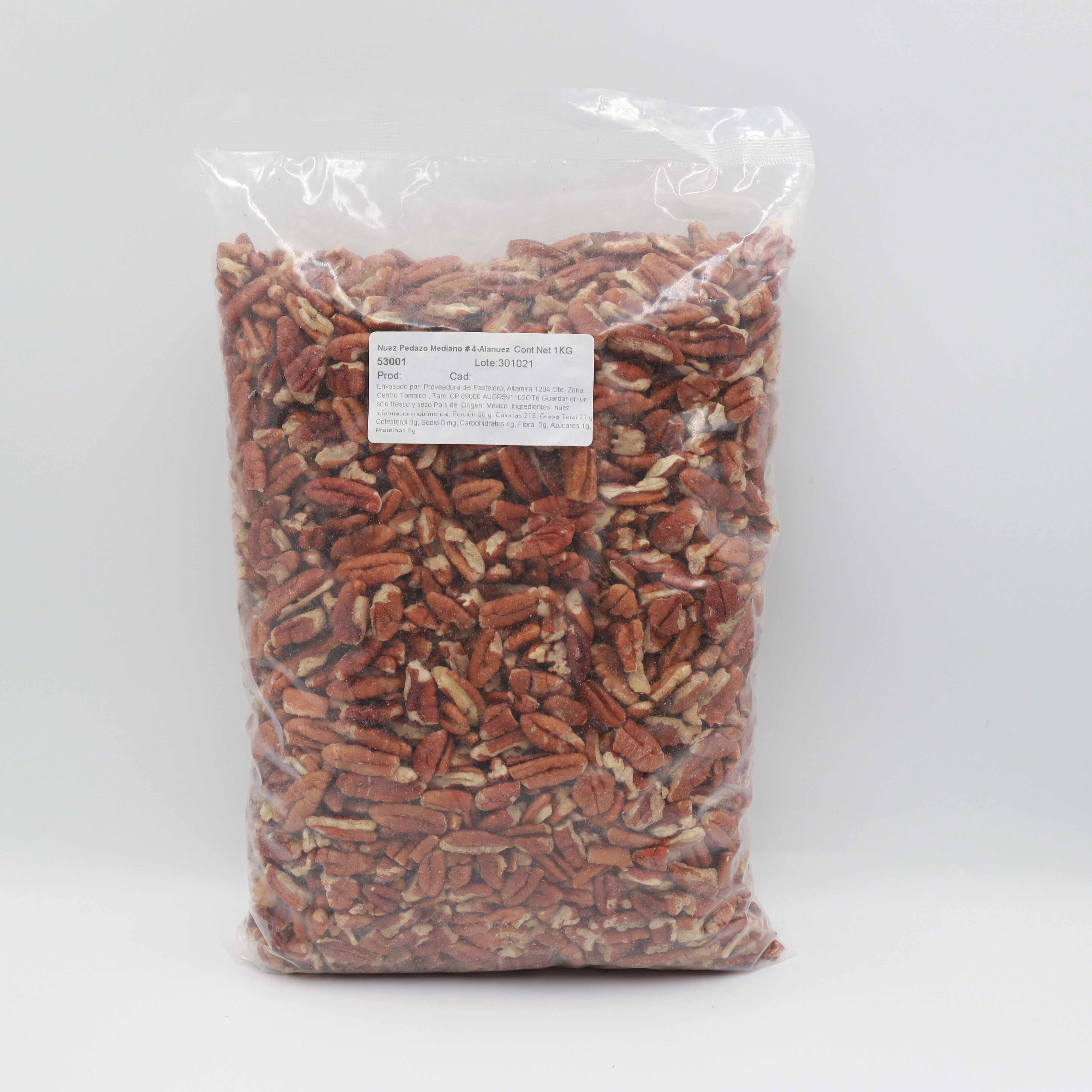NUEZ PEDAZO MEDIANO BOLSA 1 KG