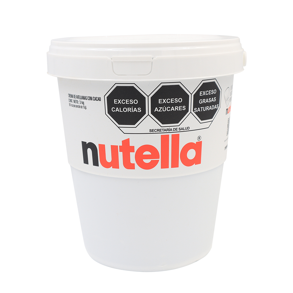 NUTELLA CREMA DE AVELLANAS CUBETA 3 KG