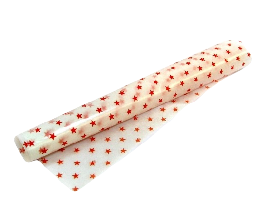 PAPEL SILICONADO ESTRELLA 42X62 CM ROLLO 10 PLIEGOS RAFMEX