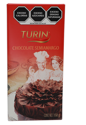 Tablilla de Chocolate - Semiamargo - 150gr - Turin